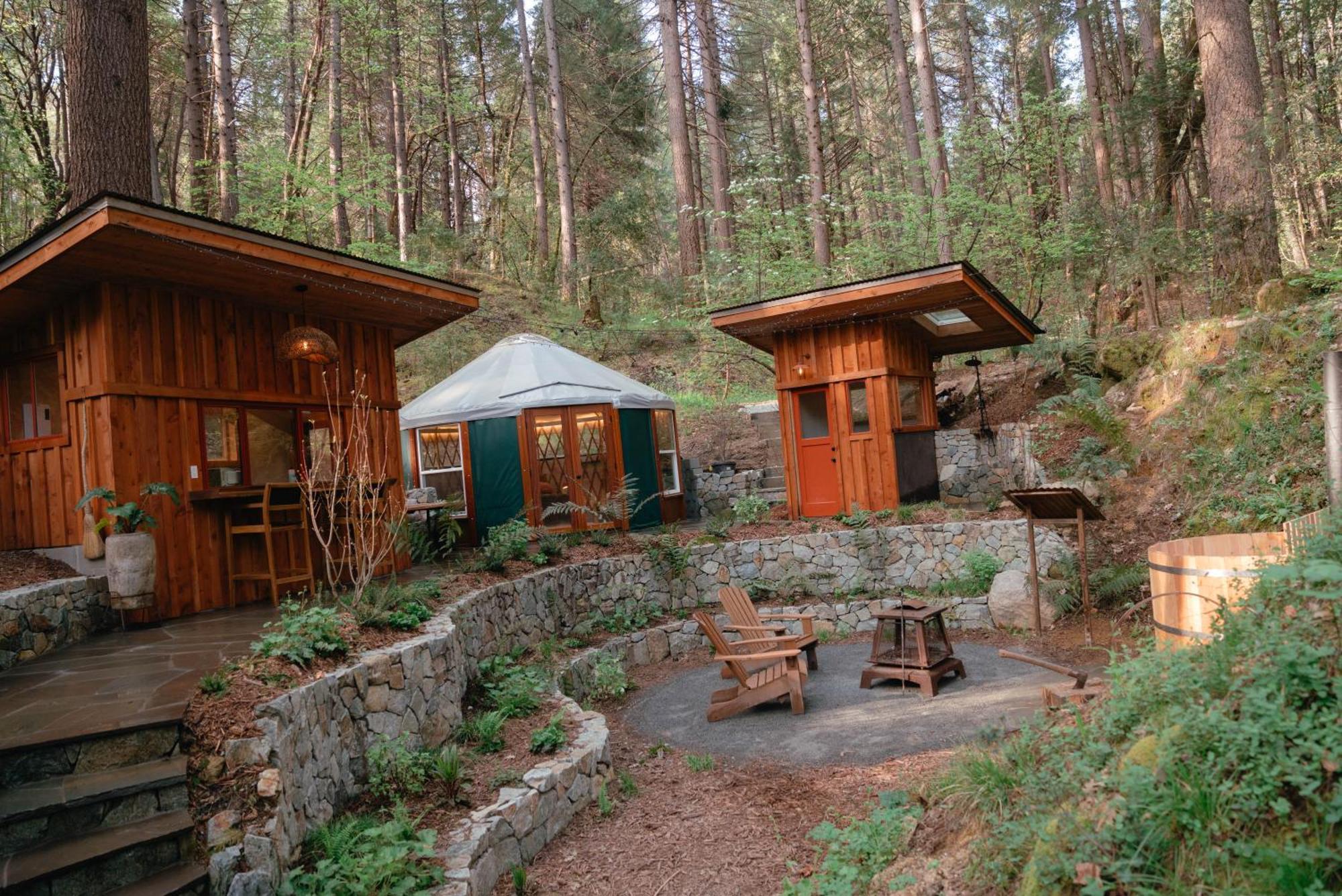 Magical Yurt In The Woods - 2 Miles From Town Hotell Nevada City Exteriör bild